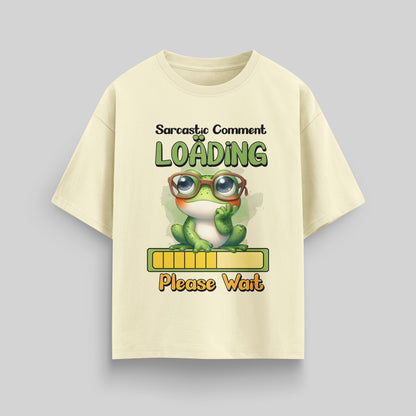 LOADING T-SHIRT IN BEIGE