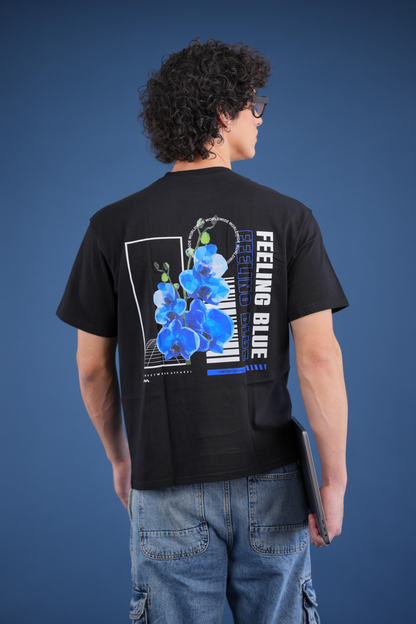 Feeling Blue T-Shirt in black