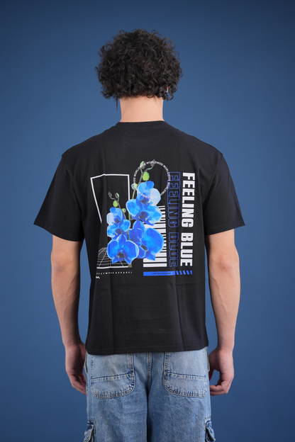 Feeling Blue T-Shirt in black