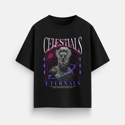 CELESTIALS T-SHIRT IN BLACK