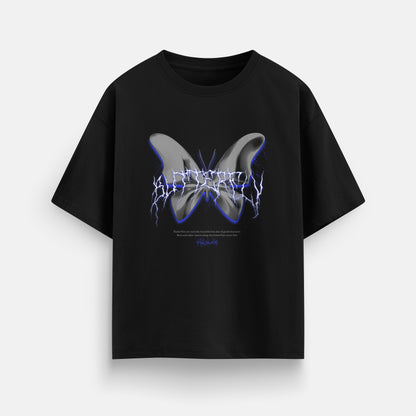 BUTTERFLY T-SHIRT IN BLACK