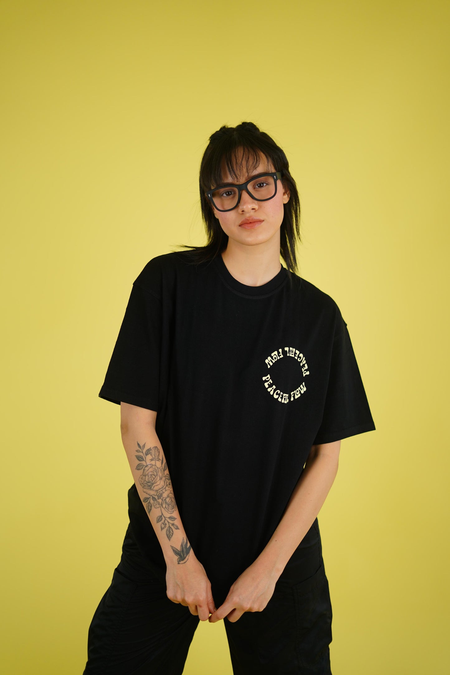 Peaceful Flow T-Shirt in black