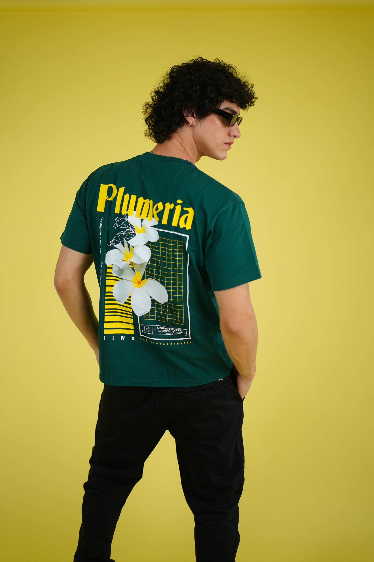 Plumeria T-Shirt in green