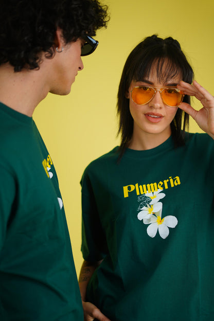 Plumeria T-Shirt in green