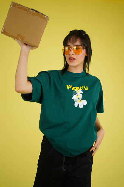 Plumeria T-Shirt in green