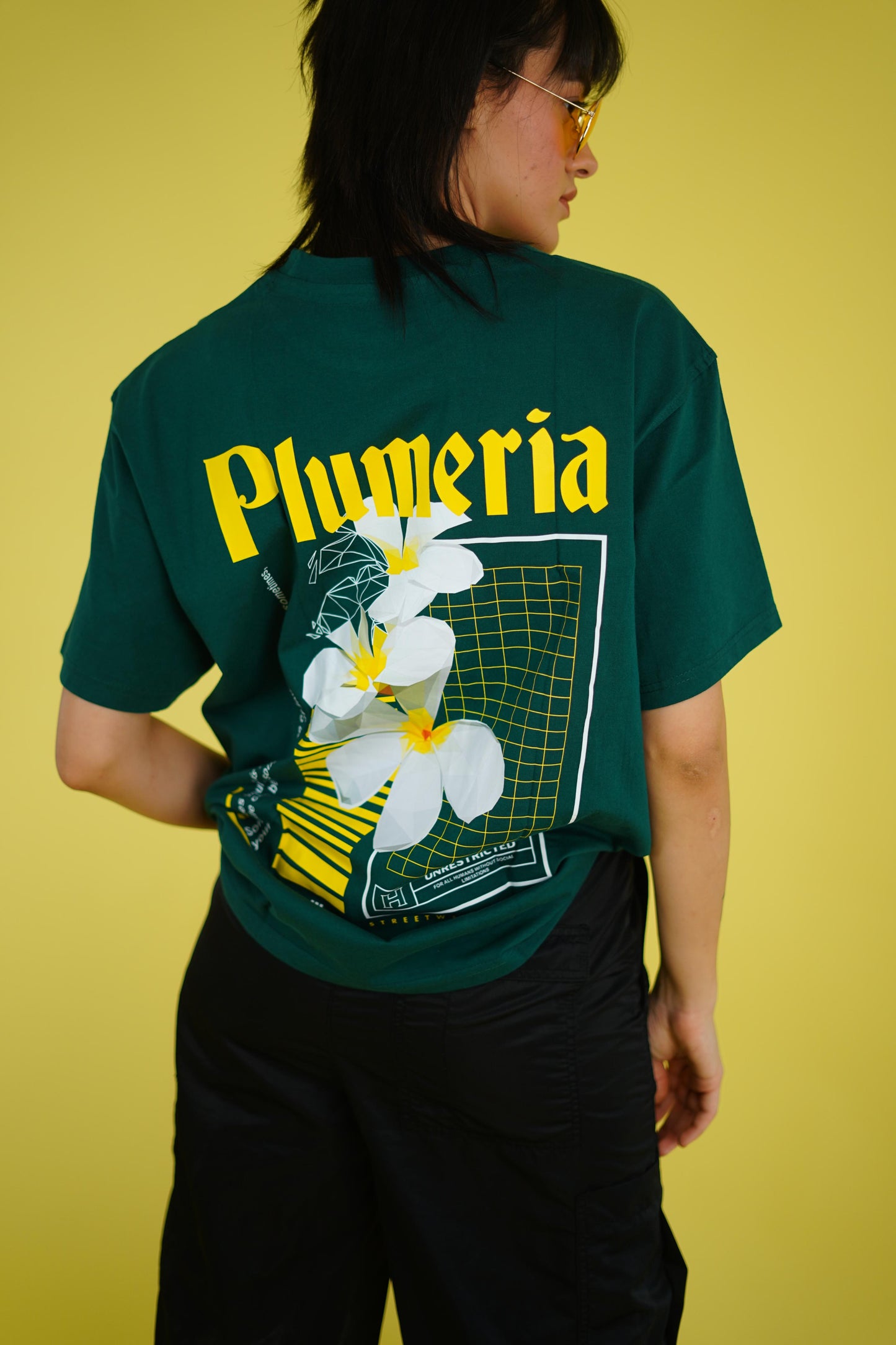 Plumeria T-Shirt in green