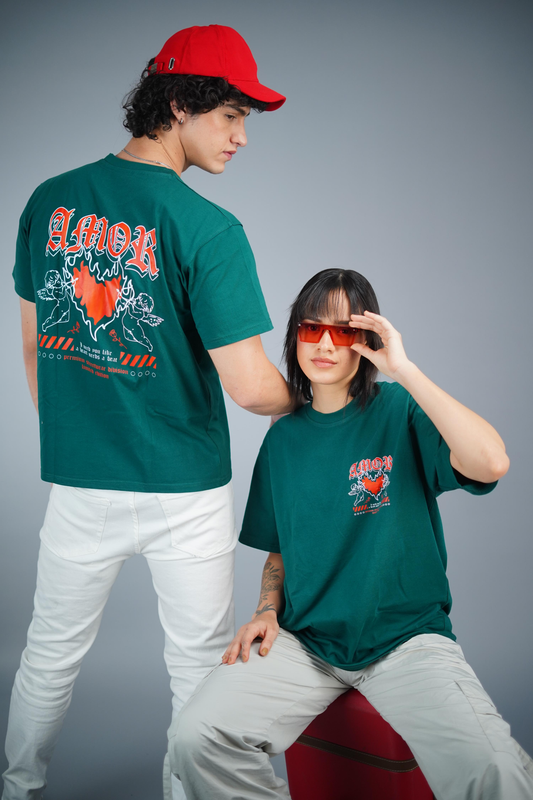 Amor Angel T-Shirt in green