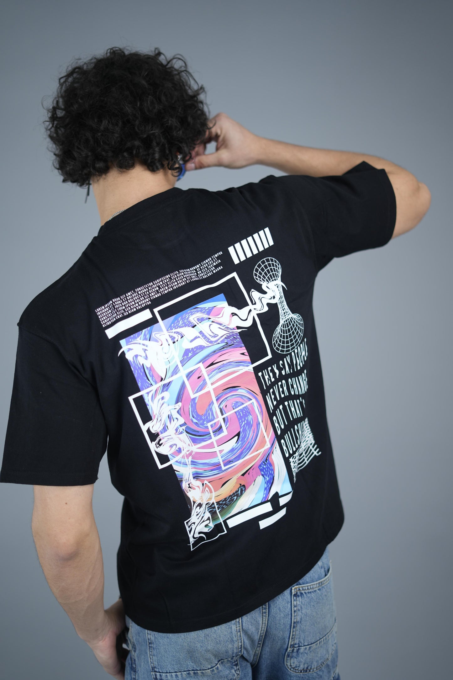 Graffiti Evolution T-Shirt in black